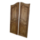 Pair of 19th century oak cabinet doors