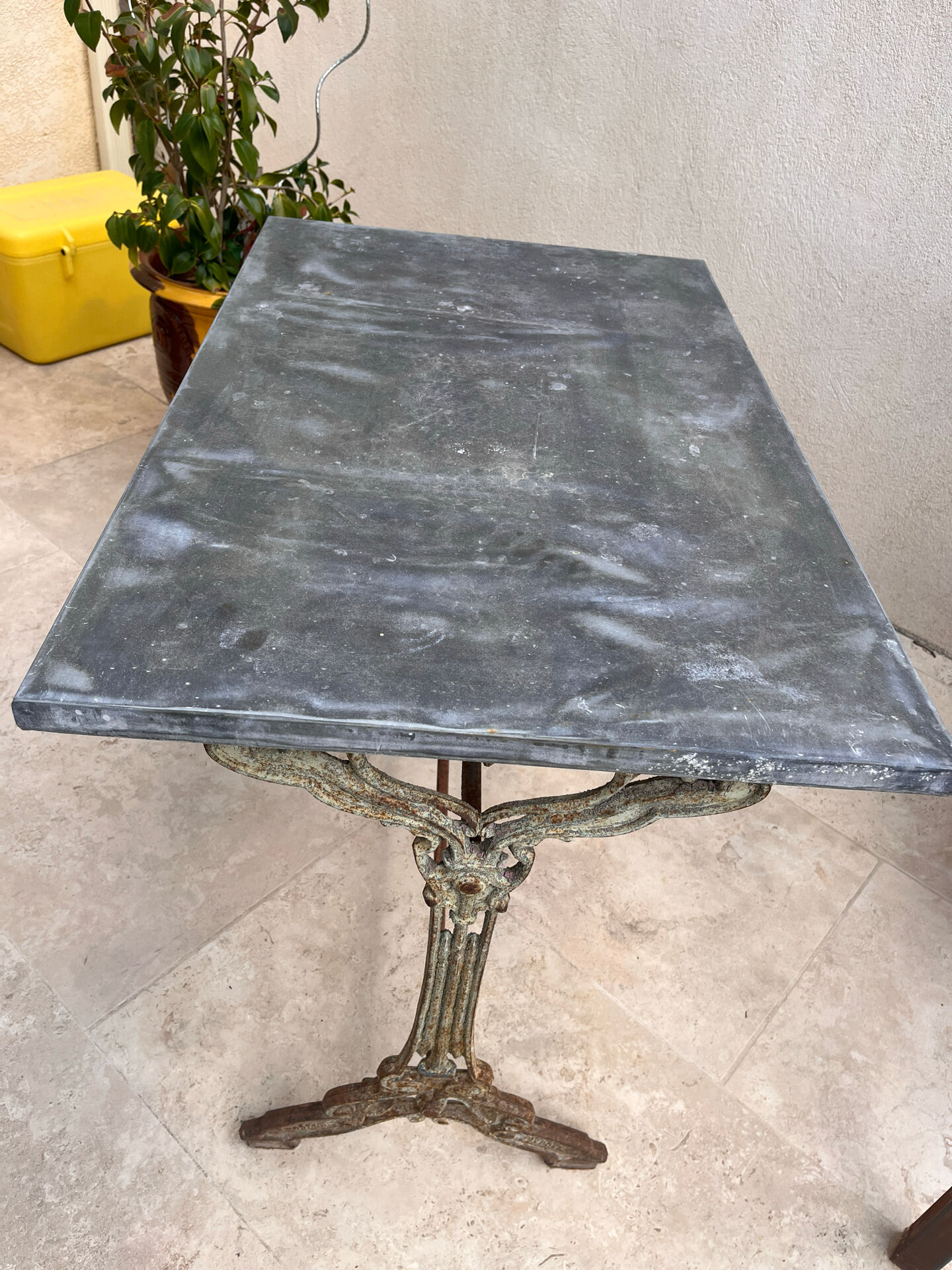Table bistrot art nouveau 1900