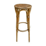 High, bar, rattan, braided seat