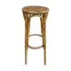 High, bar, rattan, braided seat