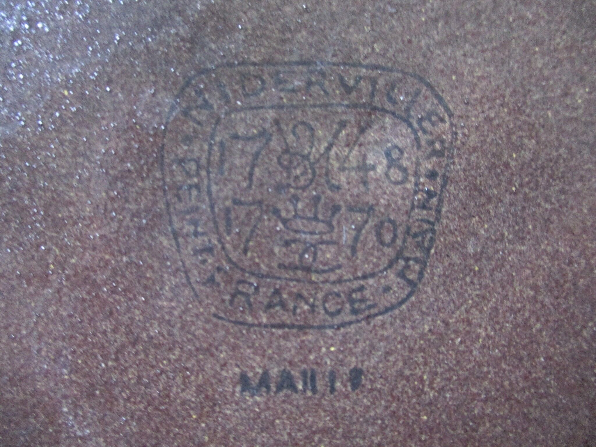 Set of 12 hollow plates in Niderviller stoneware