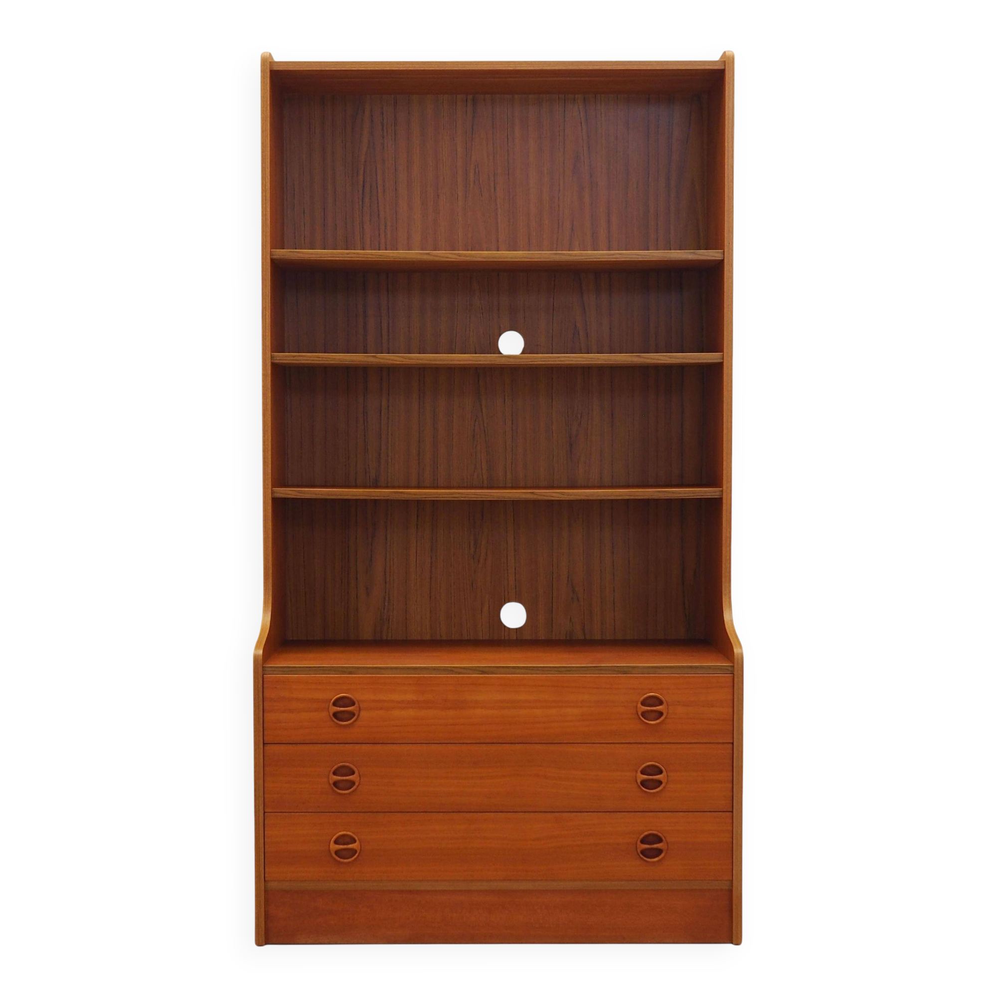 Teak bookcase, Danish design, 1960s, production: Denmark
