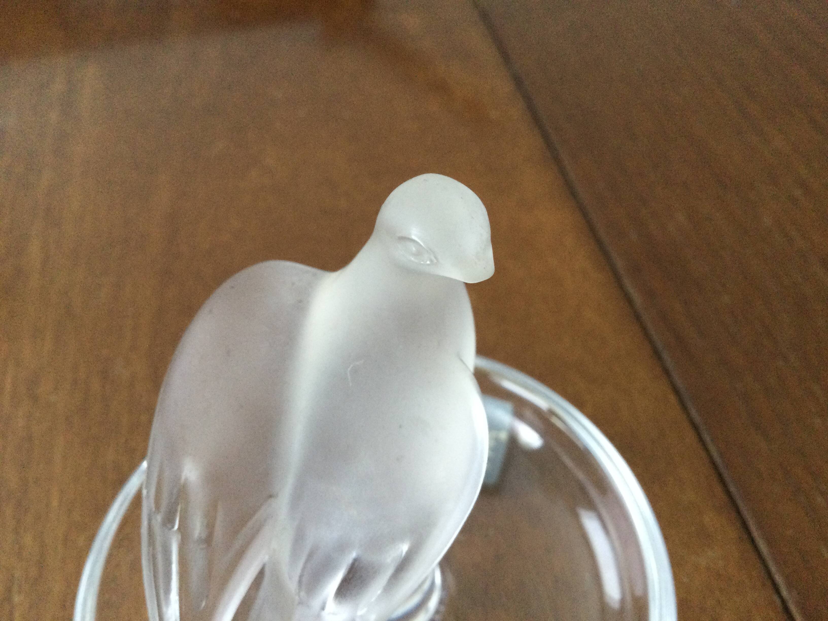 Crystal ring sizer from Lalique