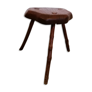 tabouret tripode brutaliste