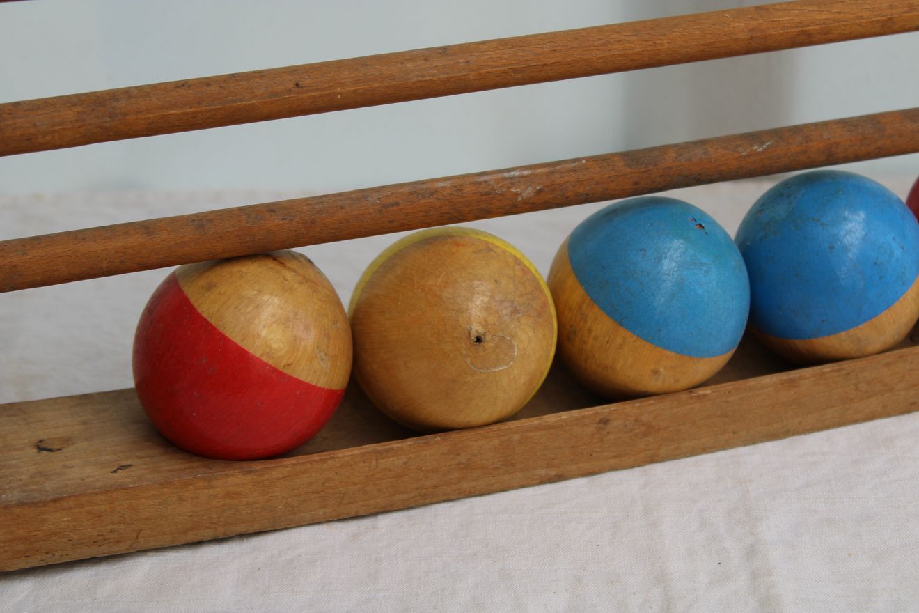 Old croquet game