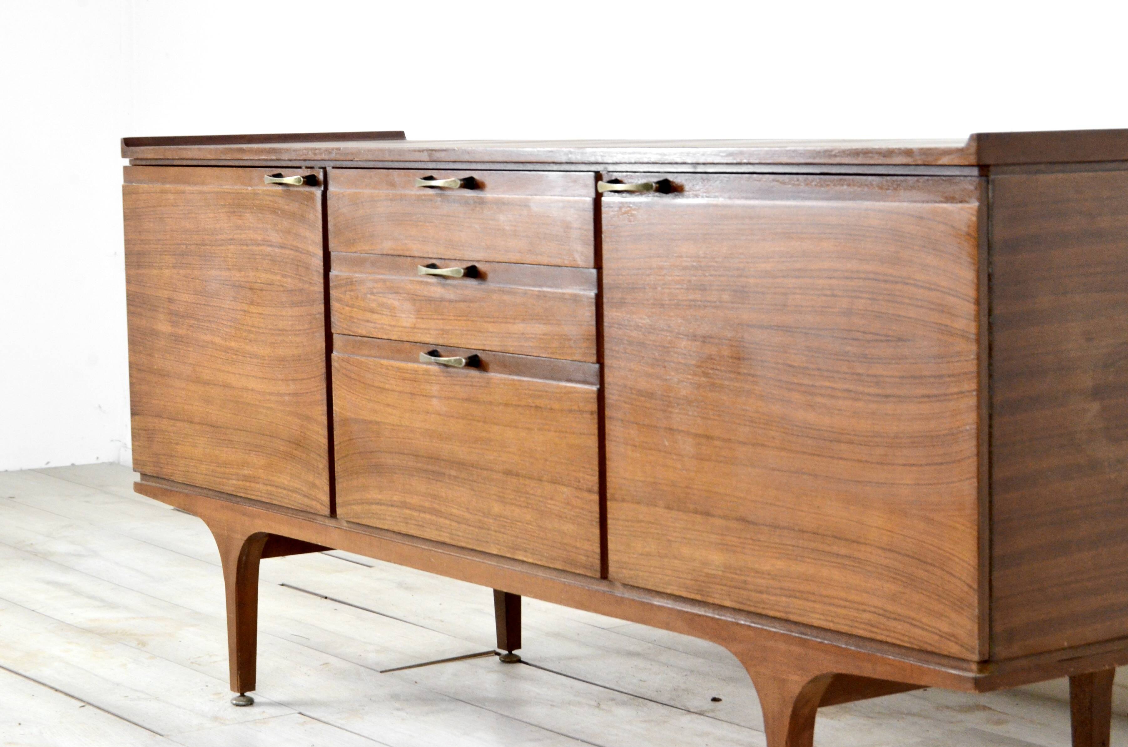 Midcentury 'Meredew' Teak Sideboard / Dresser. Stylish Vintage Modern / Retro / Danish Style / Scand
