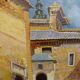Spanish Village signed Diaz de la poue