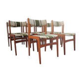 Series of 8 vintage Scandinavian chairs