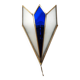 Applique en cristal arabe. Espagne, années 1950.
