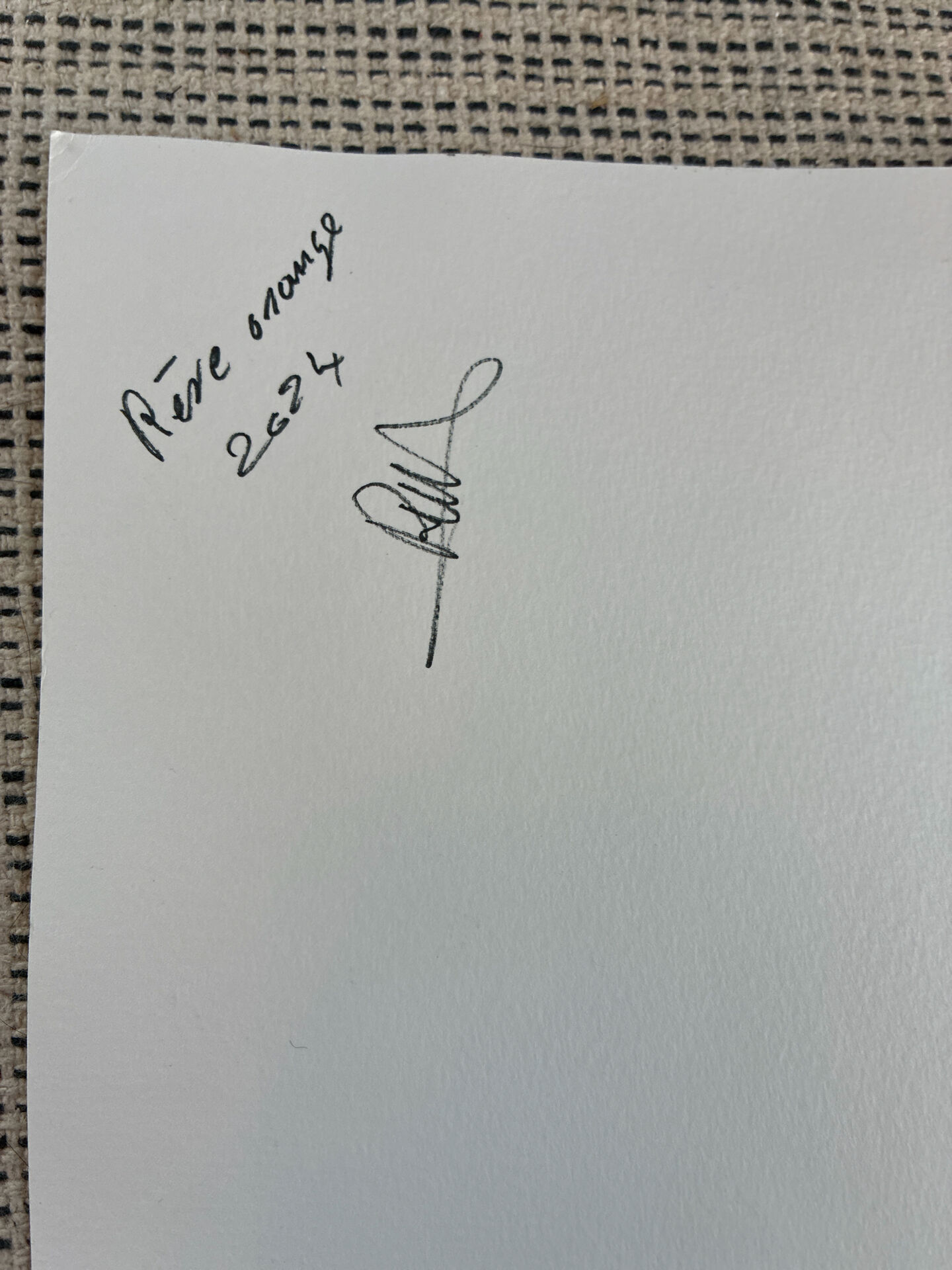 Aquarelle originale « Rêve orange » – Pièce unique