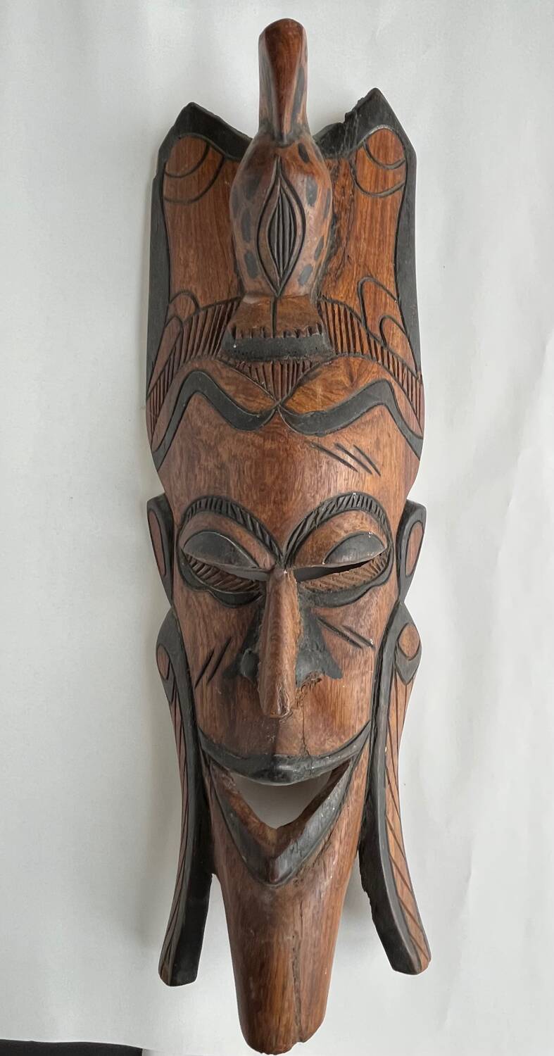 African wooden mask