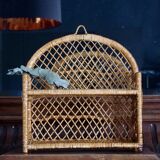 Vintage wicker and rattan
