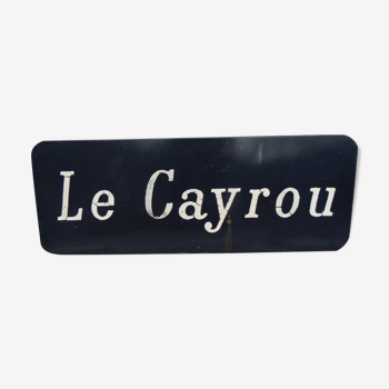 Plate light vintage blue Le Cayrou