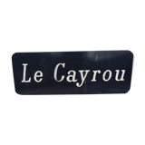 Plate light vintage blue Le Cayrou