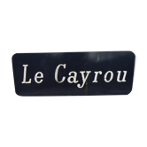 Plate light vintage blue Le Cayrou