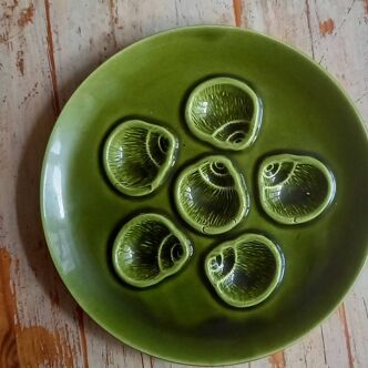 Snail plates, set of 4