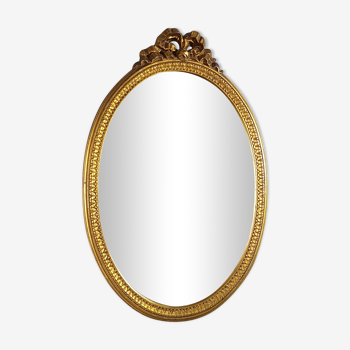 Miroir ovale style Louis XV