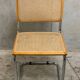 Chair in the B32 style, light wood and cane