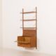 Hansen and Guldborg teak shelving unit, Denmark, 1960s