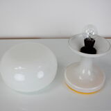 All Glass Table Lamp by Valasske Mezirici, 1970s