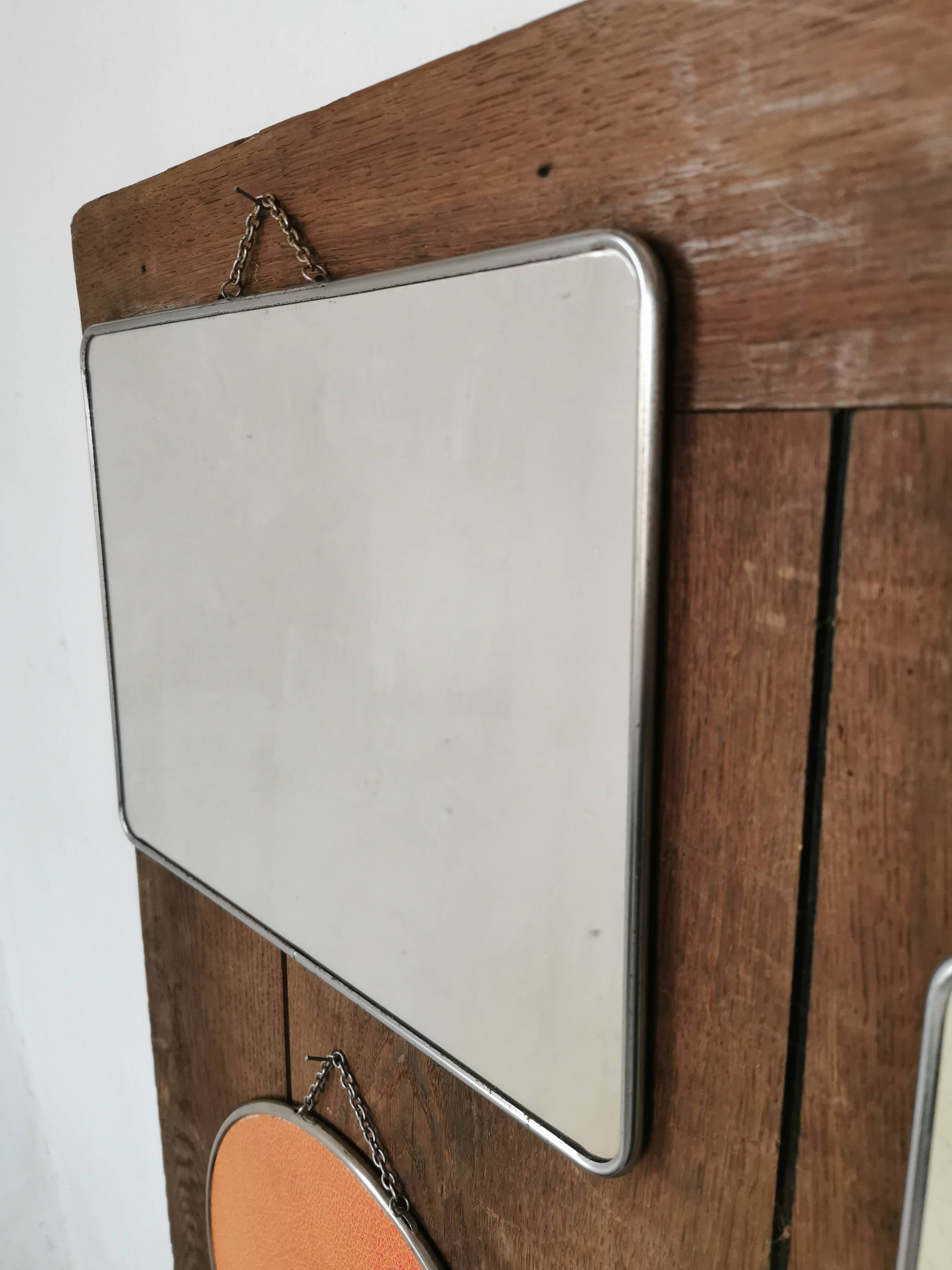 Set of 4 barber mirrors