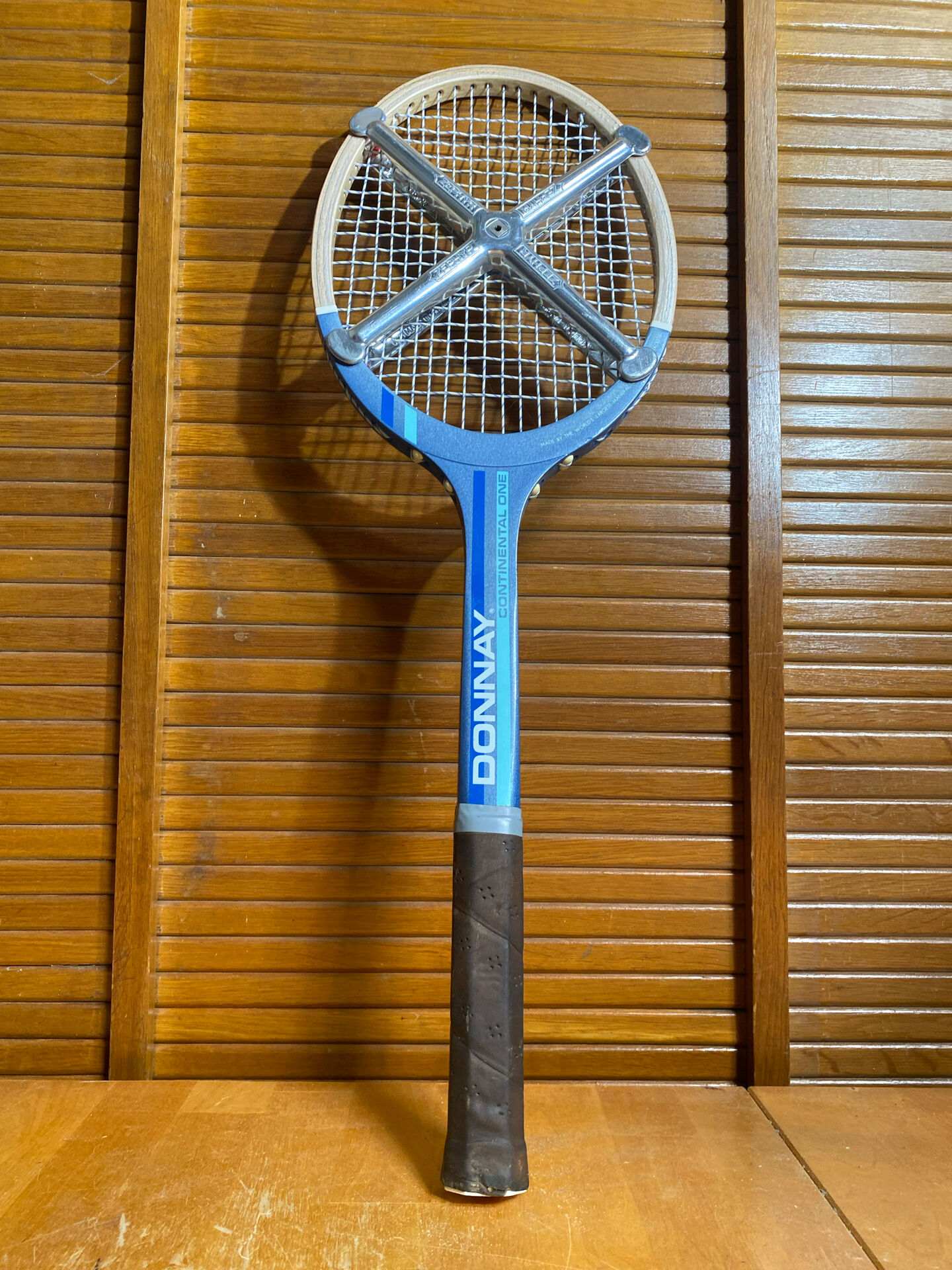 Old tennis racket donnay continental one wood + vintage zéphyr