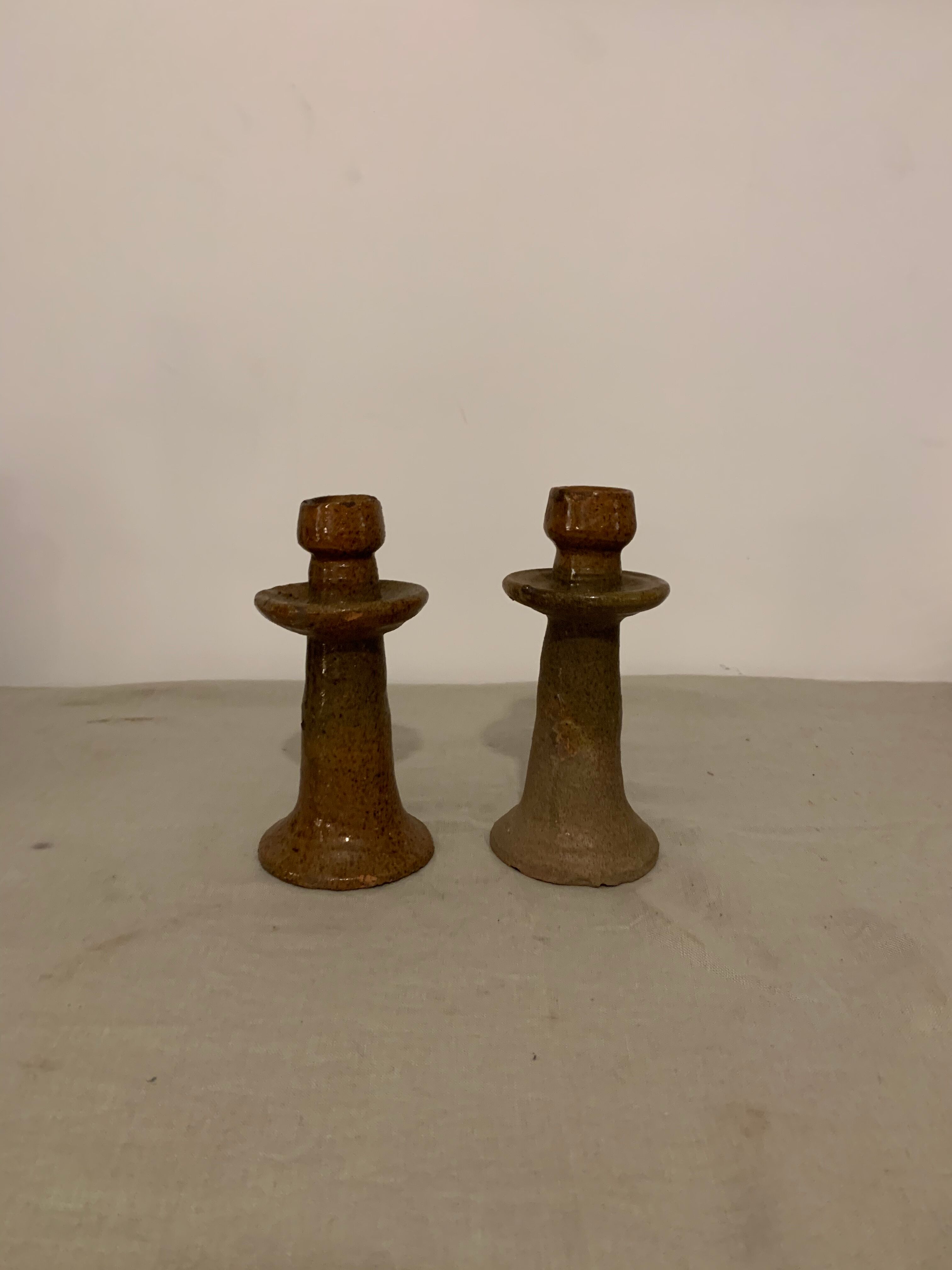 Pair of tamegroute candle holders