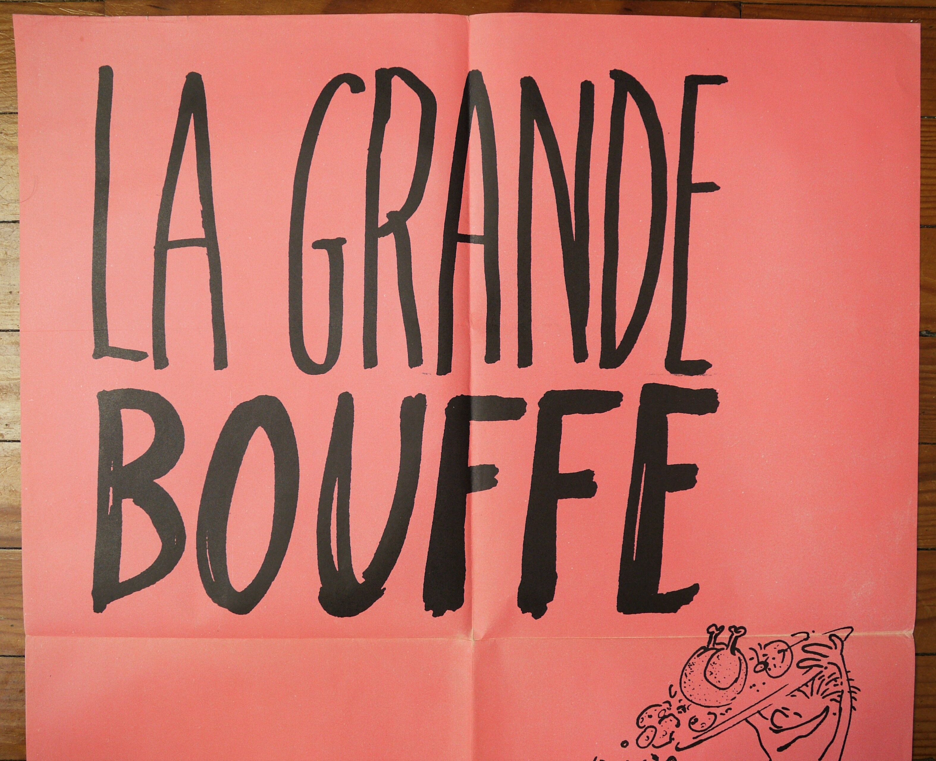 Original movie poster -  la grande bouffe - Marco Ferreri