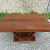 Art deco table with rosewood extensions