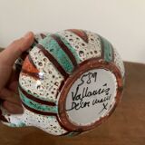 Vintage Vallauris Ceramic Pitcher Circa 1960