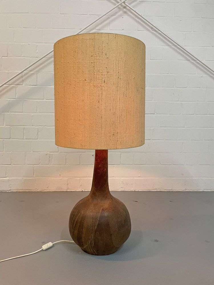 Vintage Italian ceramic floor lamp 60s