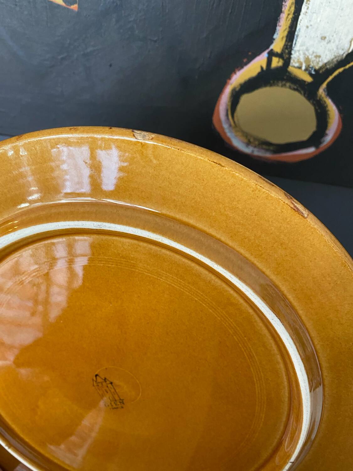 Presentation plate Gien