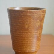 Set of 4 Digoin stoneware glasses