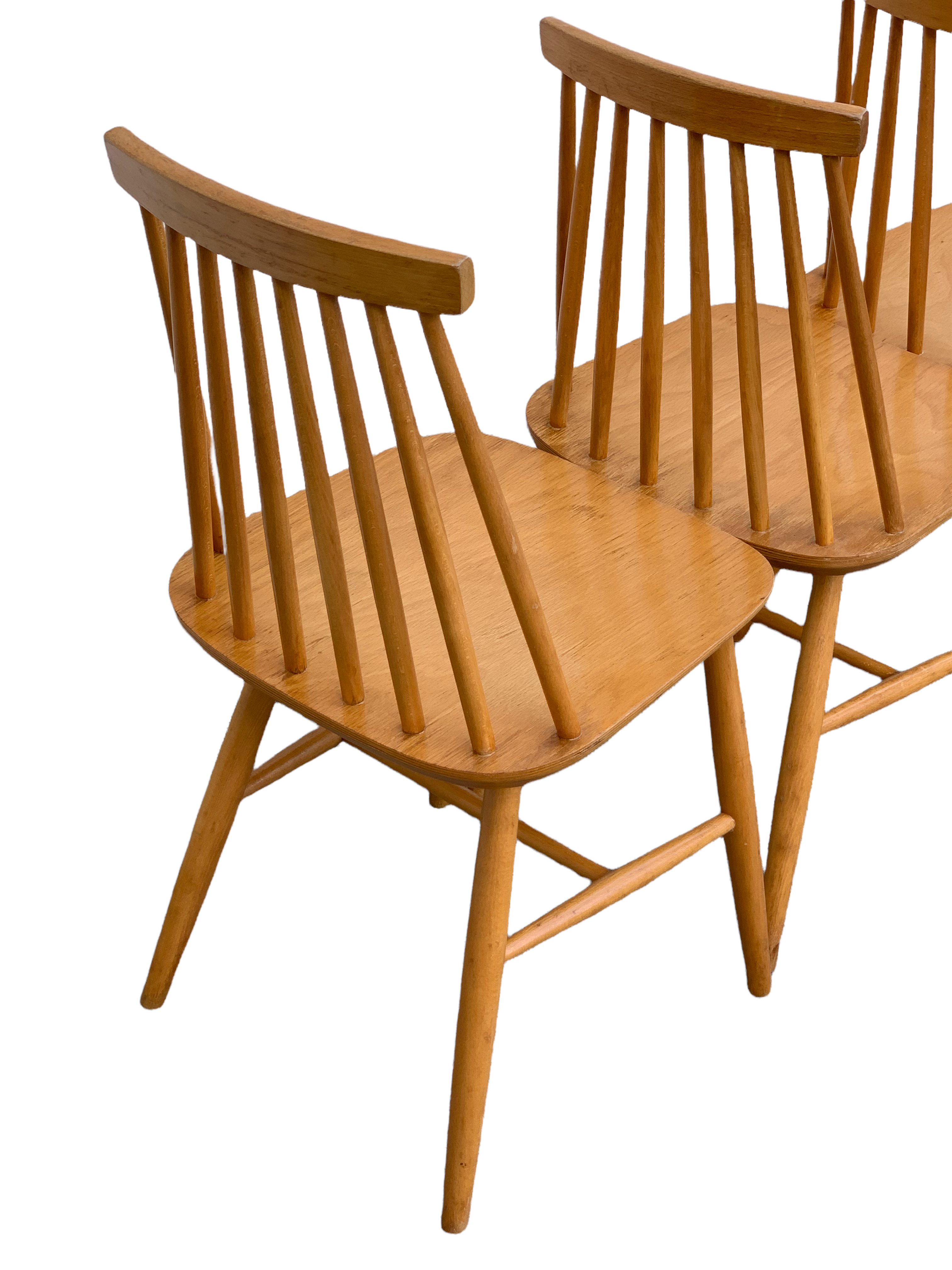 Chaises scandinaves Pinnstol ZPM Radomsko 1950