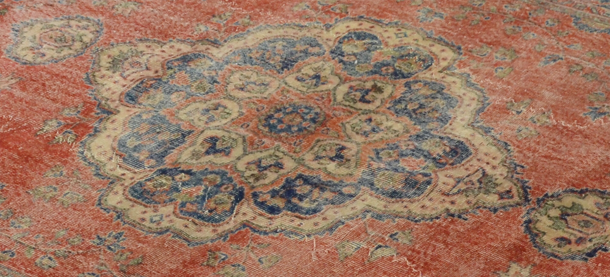 Anatolian handmade vintage rug 317 cm x 206 cm