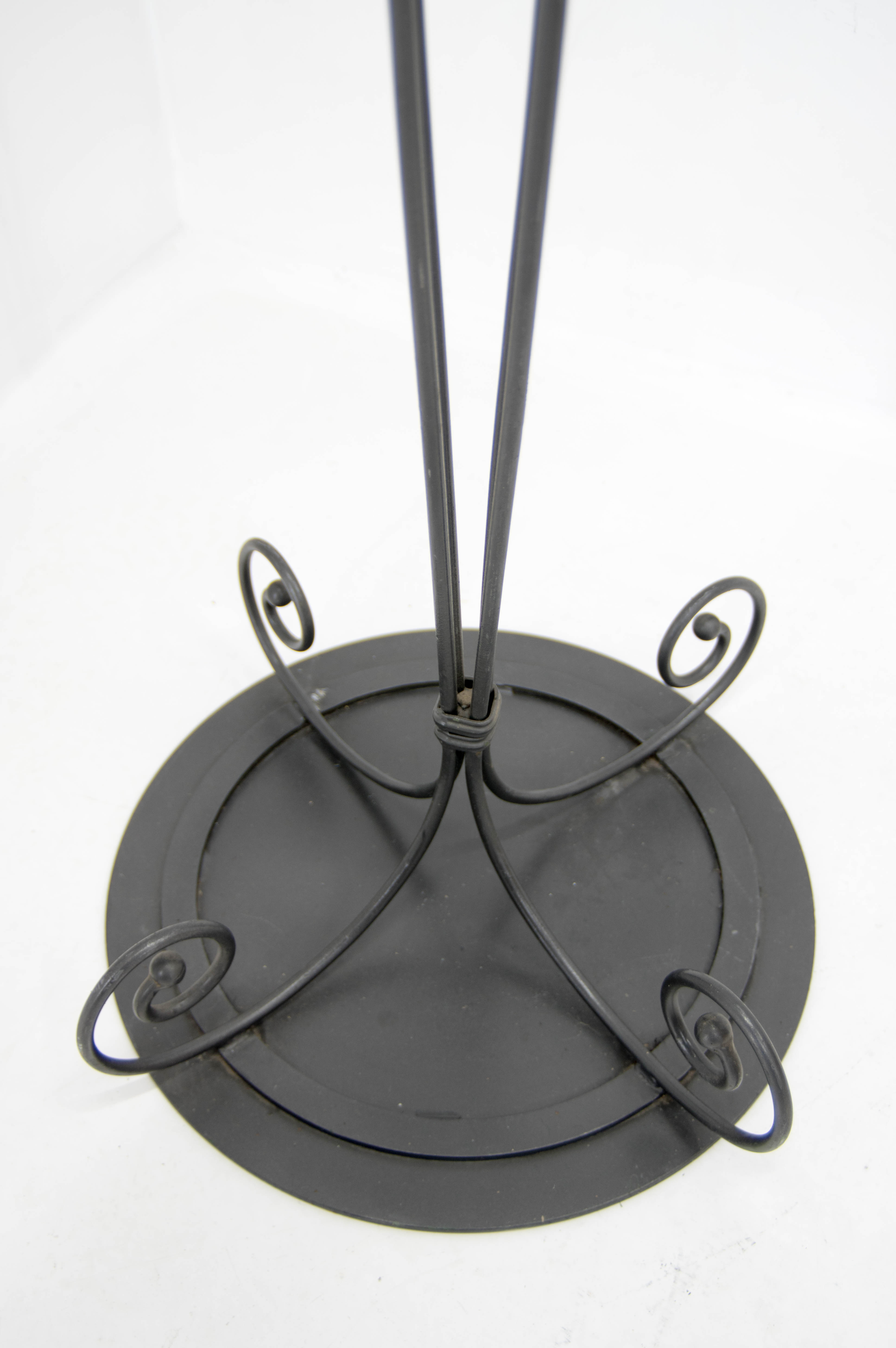 Portemanteau en fer forgé Italie années 1980