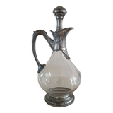 Ewer decanter with tin mount