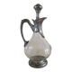 Ewer decanter with tin mount