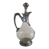 Ewer decanter with tin mount