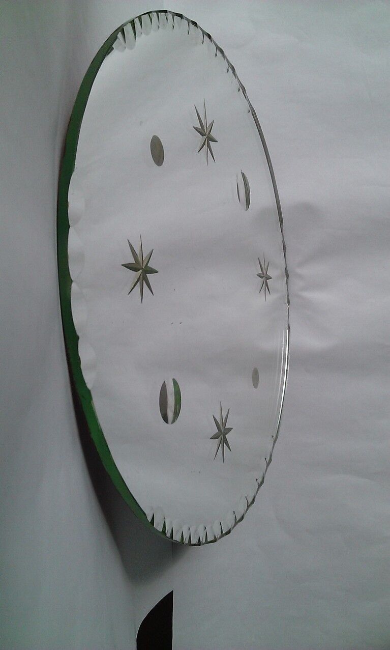 Star and bubble round mirror25cm