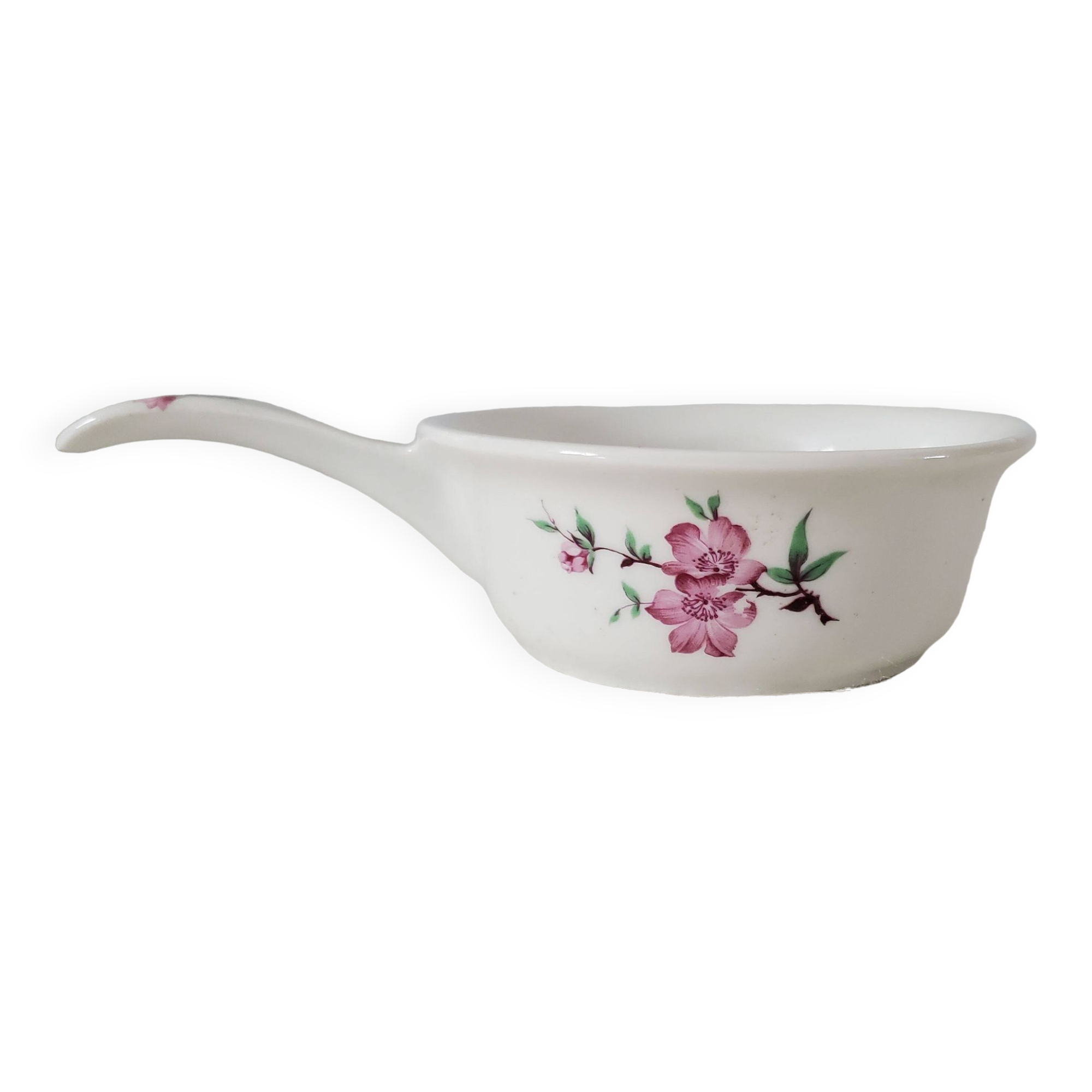 Beurrier En Porcelaine De Limoges – Créations Florence, Blanc, Fait Main, Vintage