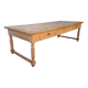 Grande table de communauté en chêne et sapin