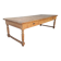 Grande table de communauté en chêne et sapin