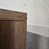 XL vintage mid-height wardrobe with brutalist accents