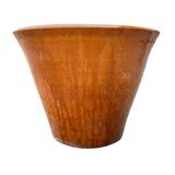 Pot XXL - Jardinière couleur miel en céramique marocaine