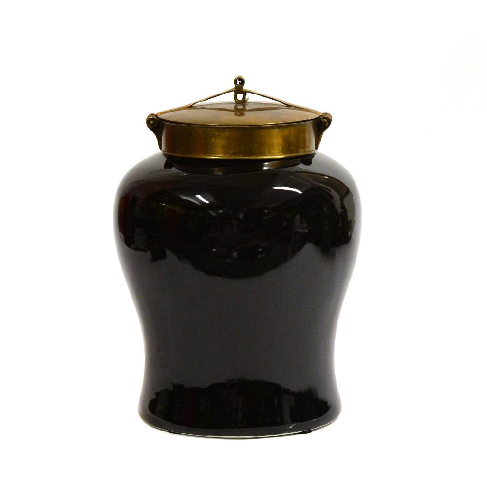 Imperial Black Condiment Jar