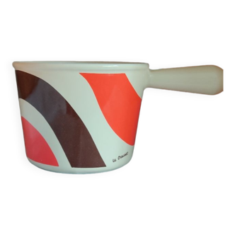 Caquelon à fondue Le Creuset vintage 70's