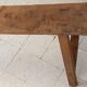 Old oak farm bench