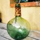 Demijohn oval at wicker collar