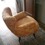 Pair of chairs design organic vintage 50s 60s